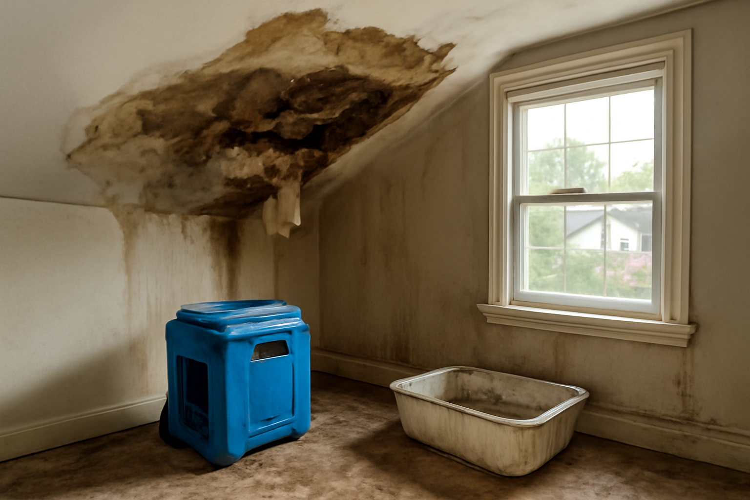 Attic Water Removal in Stilwell, KS