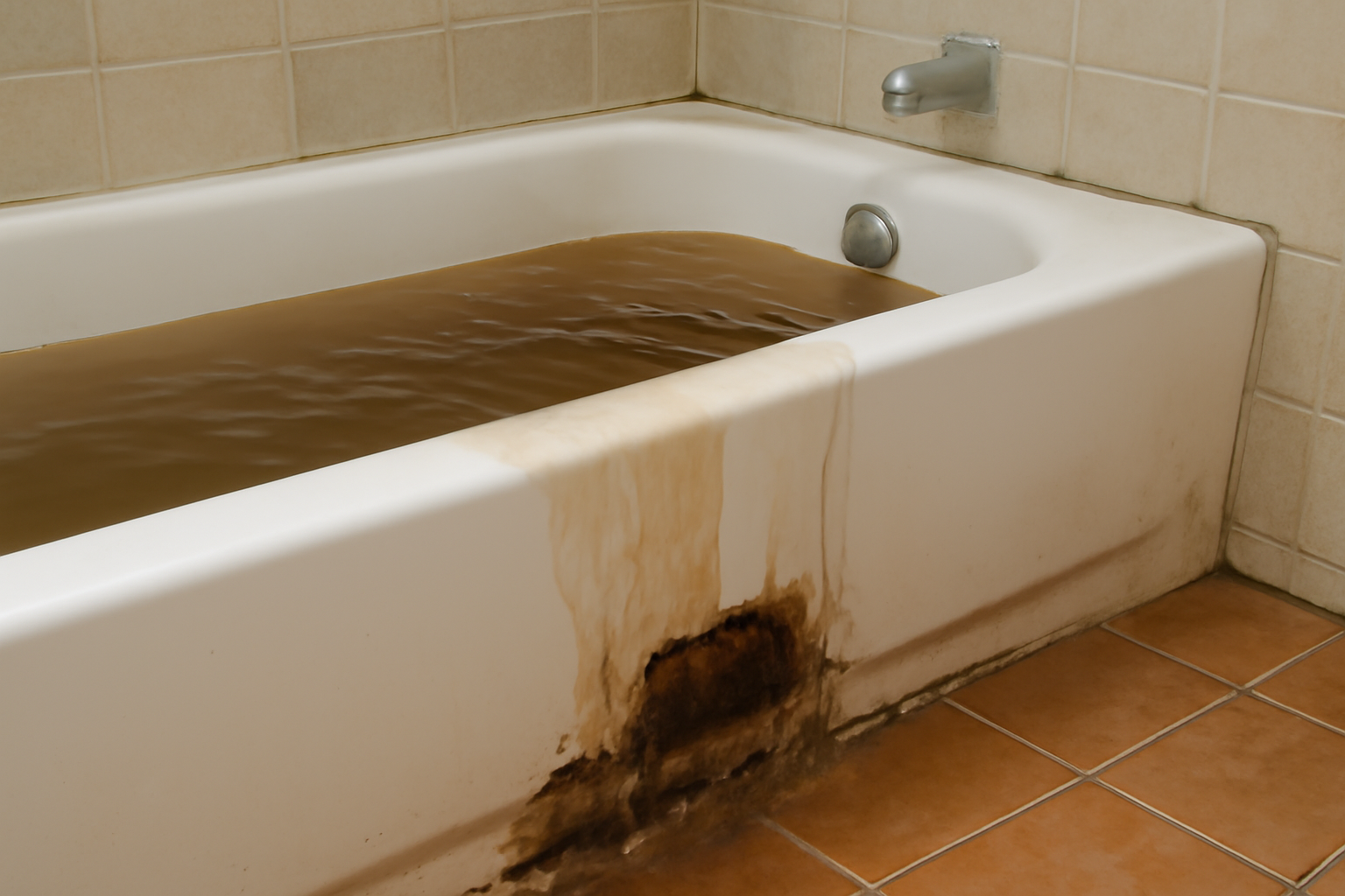 Bathtub Overflow Water Removal in Gladstone, MO
