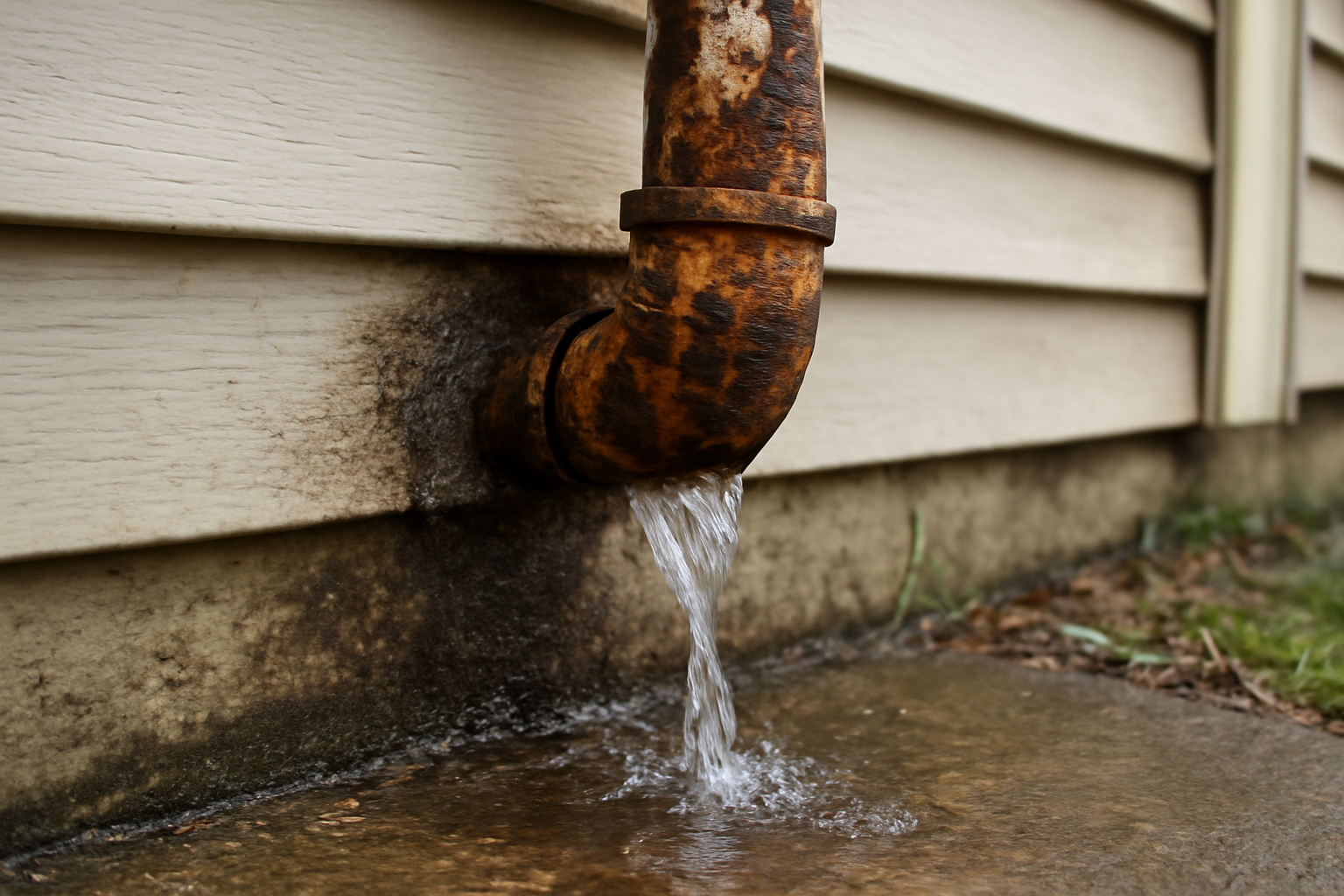 Corroded Pipe Water Removal in Gladstone, MO
