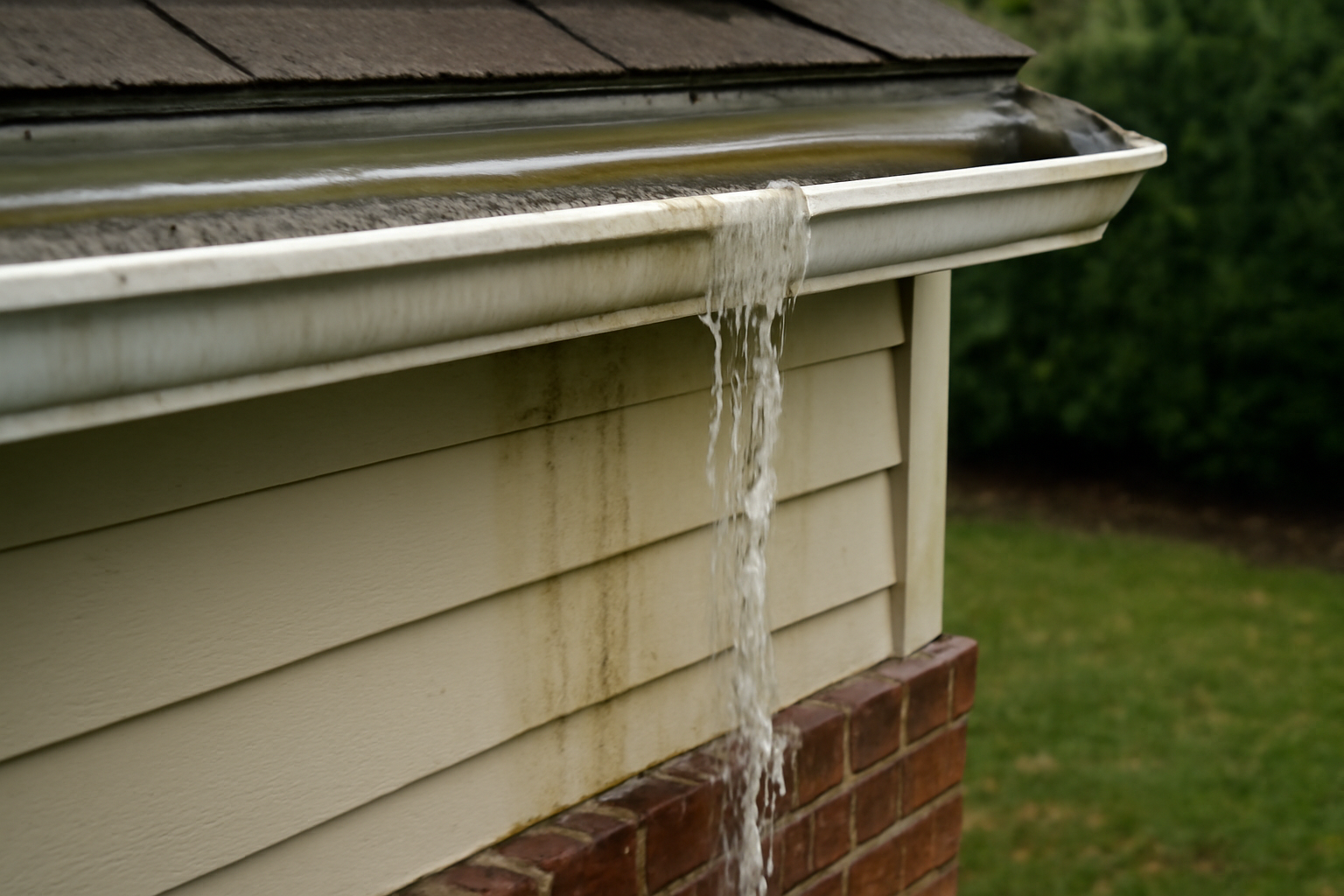 Gutter Overflow Water Removal in Gladstone, MO