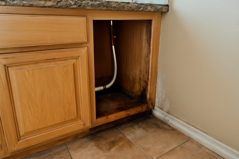 Ice Maker Line Leak Water Removal