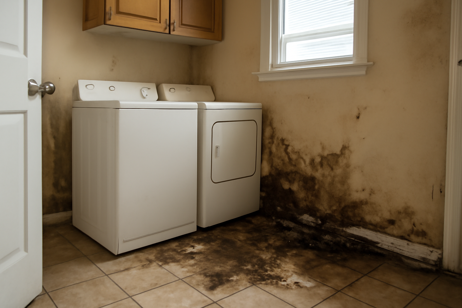 Laundry Room Water Damage Restoration in Basehor, KS