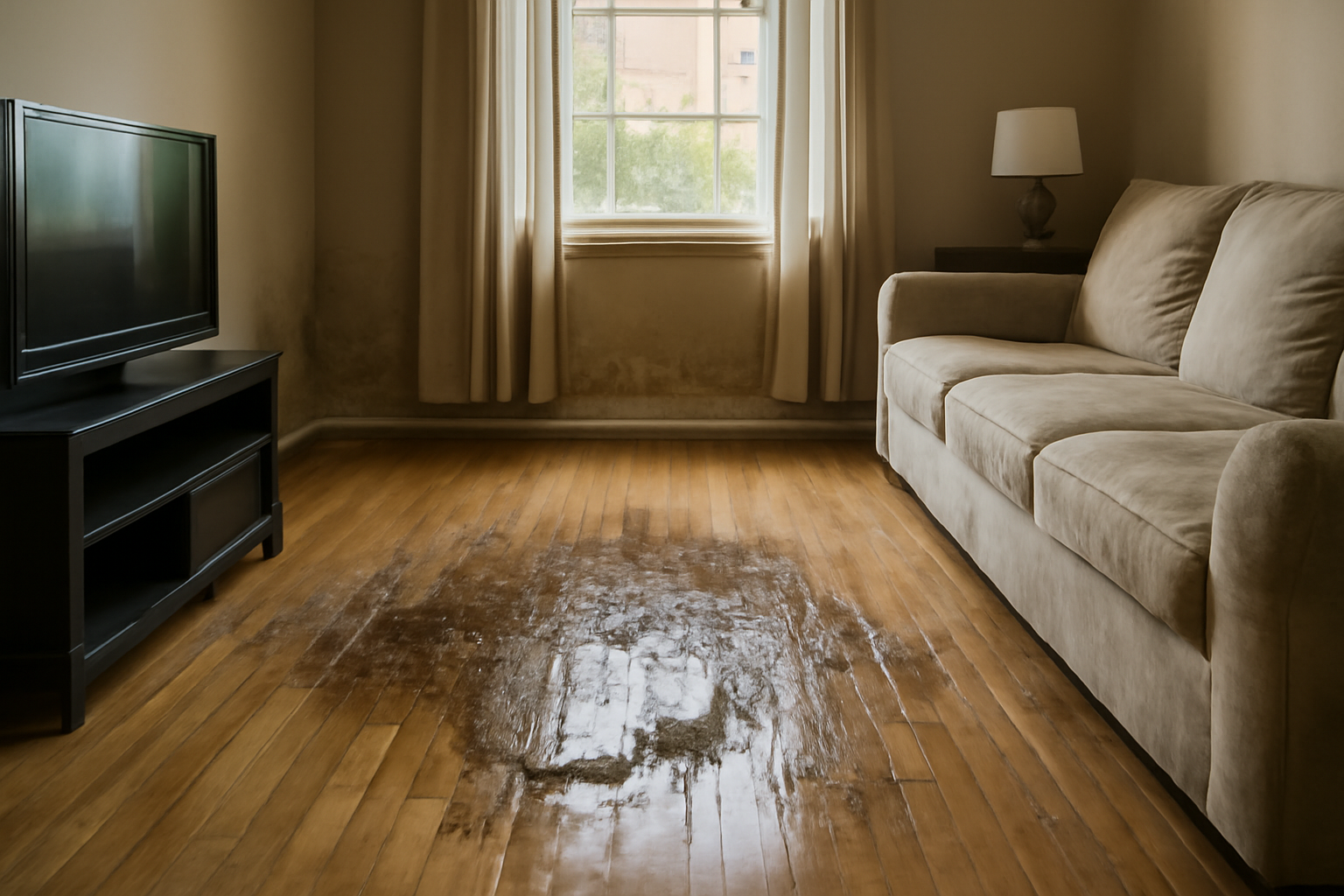Living Room Water Removal in Gladstone, MO