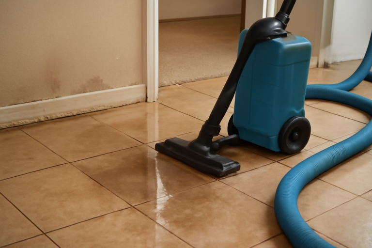 Tile Floor Water Extraction