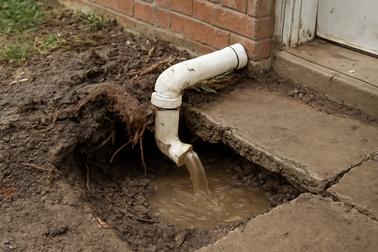 Tree Root Pipe Damage Water Removal in Gladstone, MO